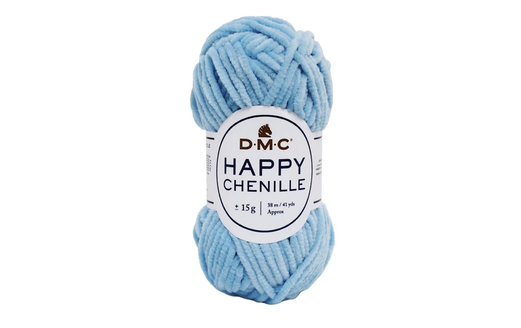 DMC Laine Happy Chenille Bleu clair, 38 m