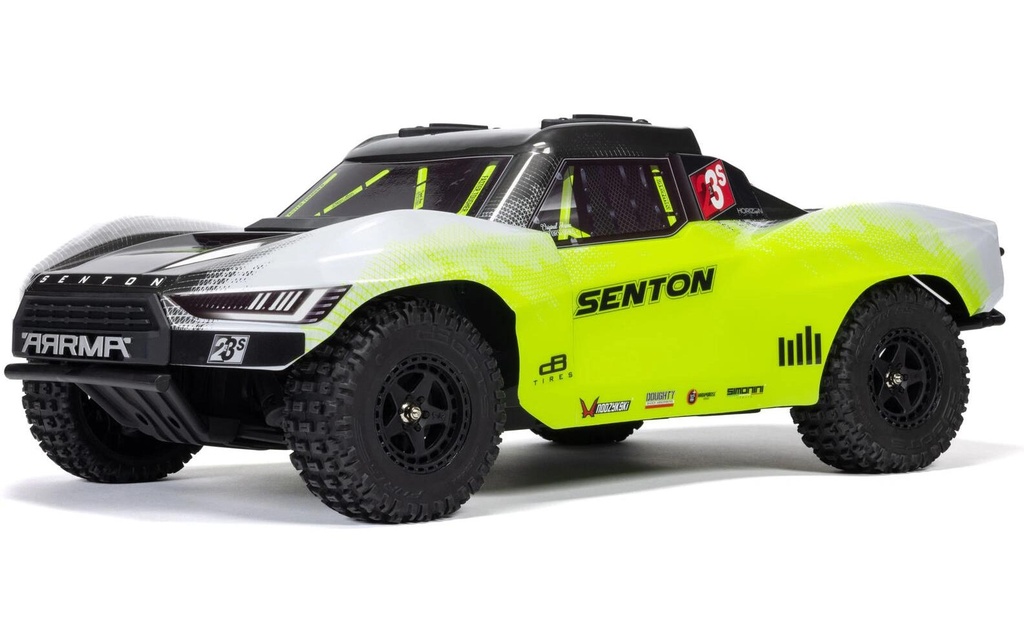 Arrma Short Course Truck Senton BLX 223S jaune ARTR, 1:10