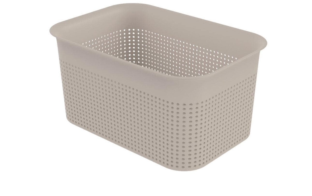 Rotho Boîte de rangement Brisen 4.5 l, Cappuccino