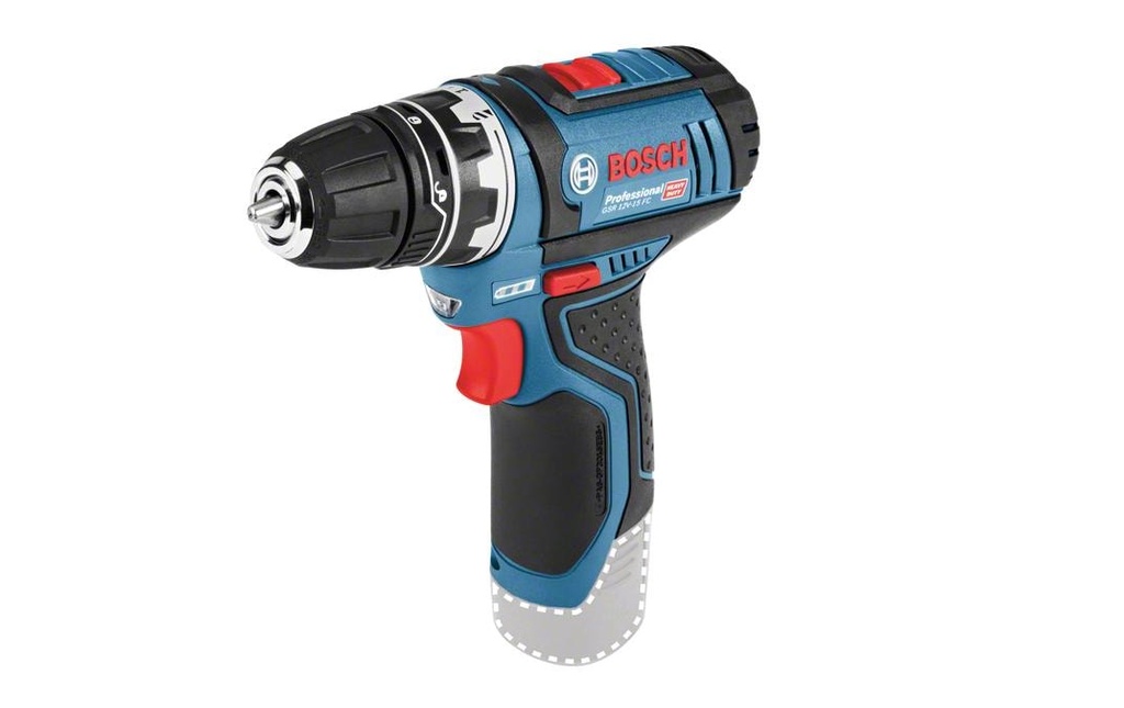 Bosch Professional Perceuse-visseuse sans fil GSR 12 V-15 FC Solo dans L-Boxx