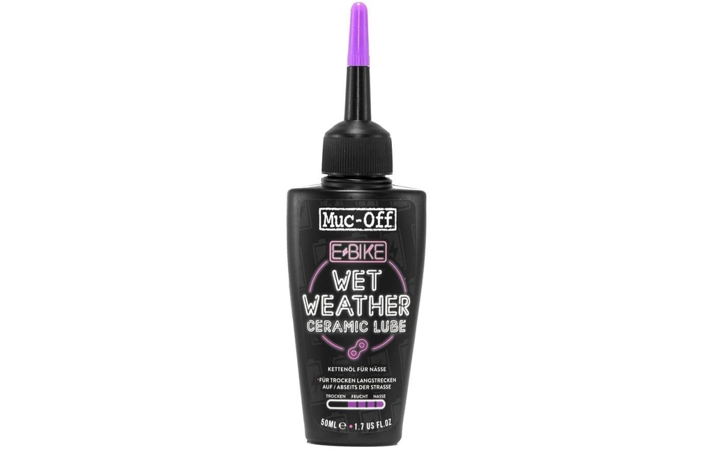 Muc-Off Huile de chaîne Wet Lube 50 ml