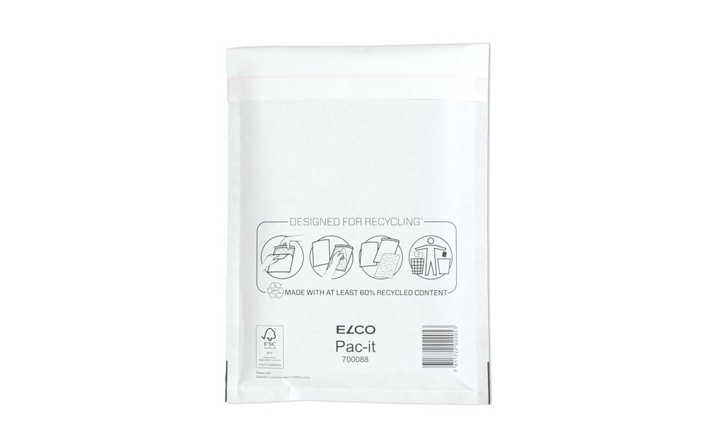 ELCO Pochette rembourrée à bulles d’air 20 x 27 cm 100 pièces