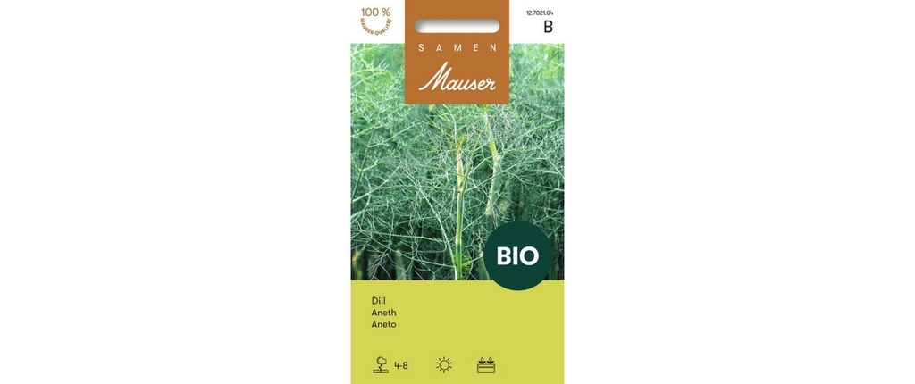 Samen Mauser Semence Aneth BIO