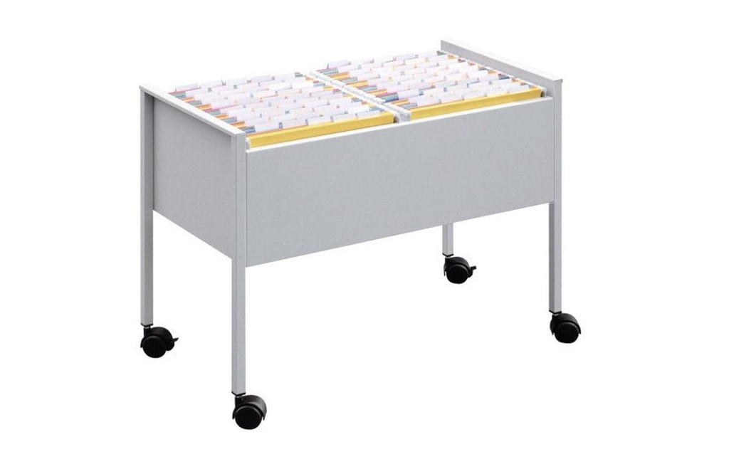 DURABLE Chariot pour dossiers suspendus Economy 100 DUO A4 argentés