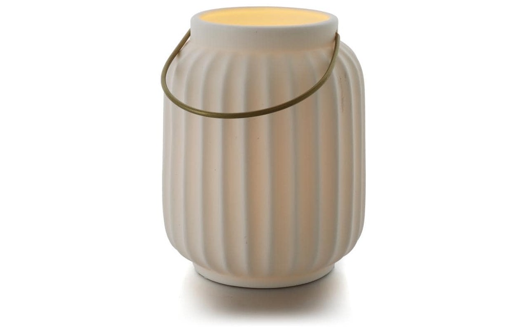 balthasar Lanterne Banda LED Crème