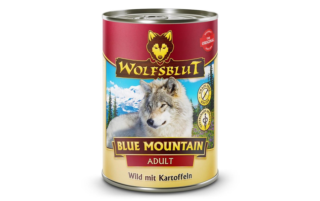 Wolfsblut Alimentation humide Dog Blue Mountain, 395 g