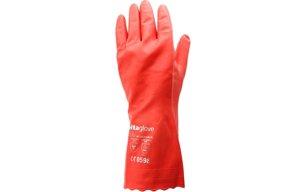 Weita Gant de nettoyage Charlie Robusto M 1 Pièce/s, Rouge