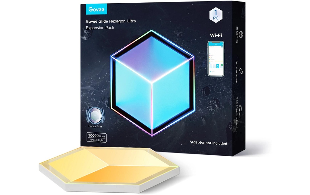 Govee Lampe suspendue Glide Hexa Ultra, Extension, 1 pièce