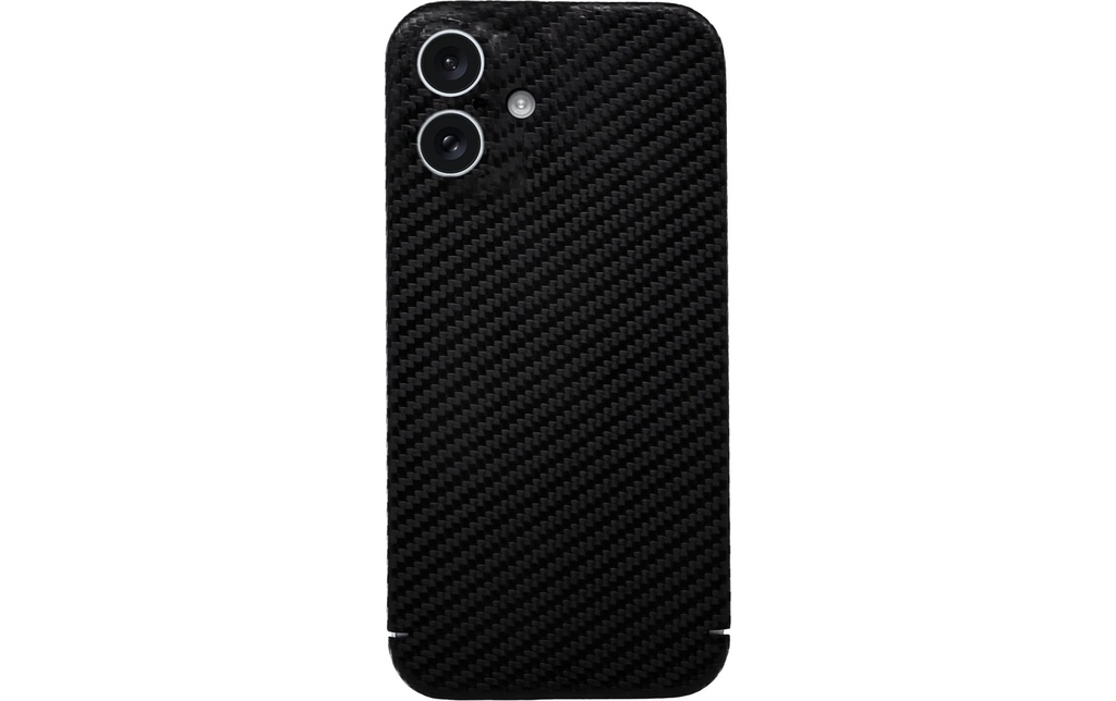 Nevox Coque arrière Série carbone iPhone 17 Noir