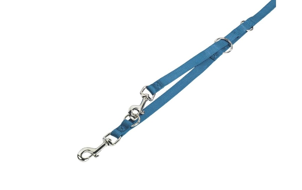 Nobby Laisse de chien Classic M, 2 m, 20 mm, bleu clair