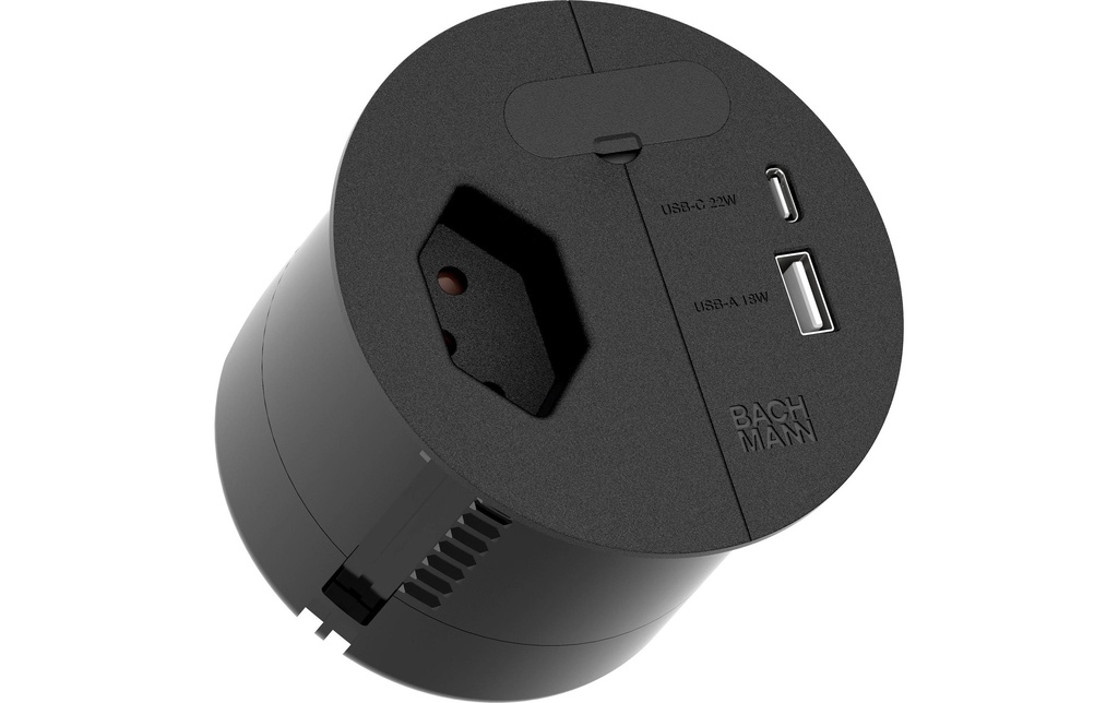 Bachmann Prise de courant Boucle en charge A/C 22W, 0.2m - Noir