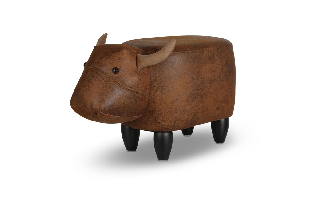 zoosy Tabouret d’enfant Vache Bruna Brun
