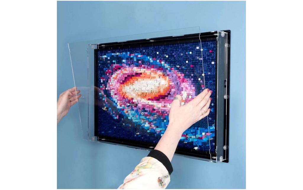 iDisplayit Modules de construction Présentoir mural en acrylique pour LEGO 31212 Galaxie