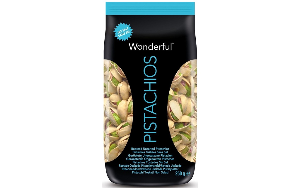 Wonderful Pistachios Pistaches non salées 250 g