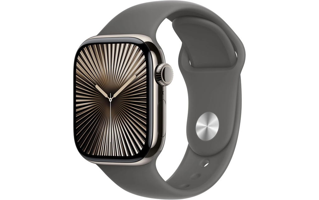 Apple Watch Series 10 42 mm LTE Titanium Stone Grey Sport S/M