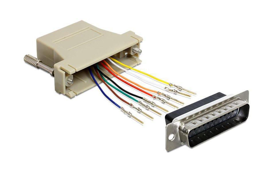 Delock Adaptateur RJ-45 - DB25 (f-m) 0 m