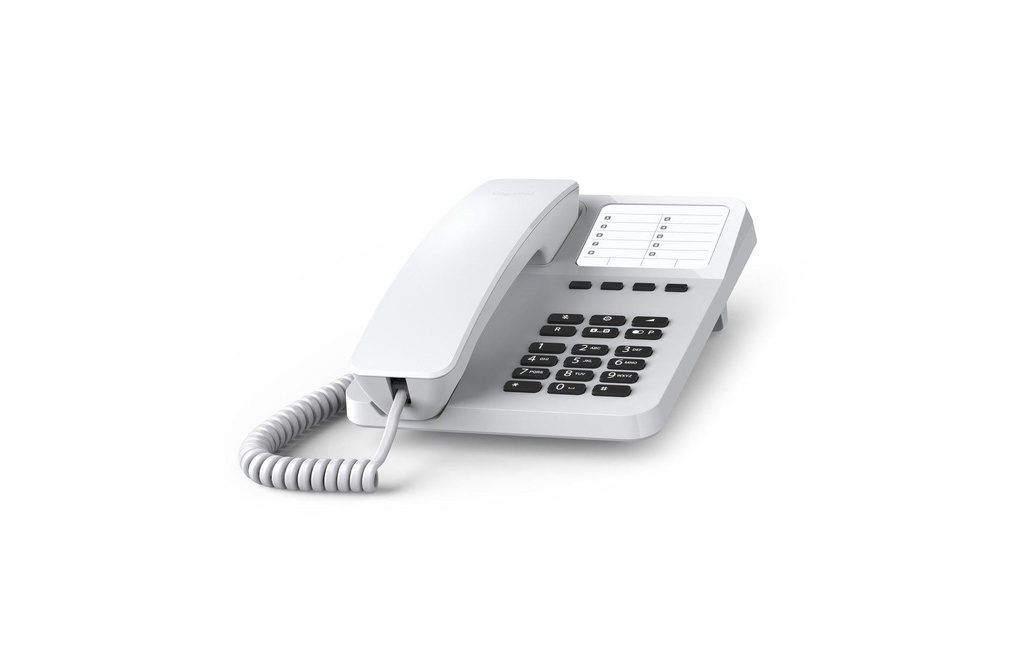 Gigaset Téléphone de bureau Desk 400 Blanc