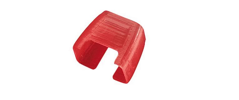 R&M Clip Niveau de sécurité 1 Connecteur RJ45 IP20 Rouge 20 Pièce/s
