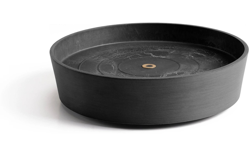 Ecopots Soucoupe Saucer Wheels Ø 34 cm Noir