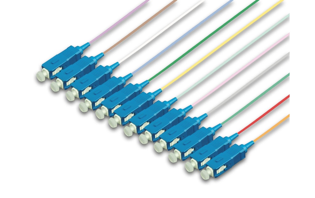 Lightwin Fibres en tire-bouchon SC, SM, OS2, 2m 12 Pièce/s
