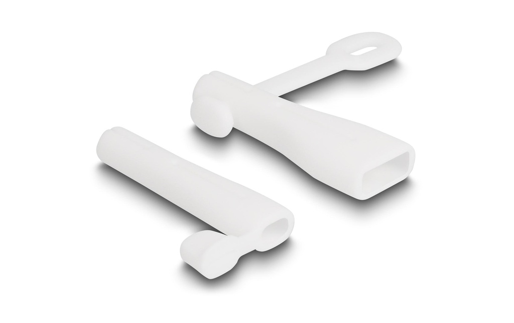 Delock Cache-poussière pour Connecteur USB A et Connecteur Apple Lightning