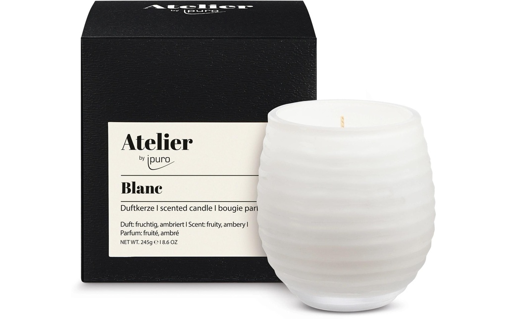 ipuro Bougie parfumée Blanc 245 g