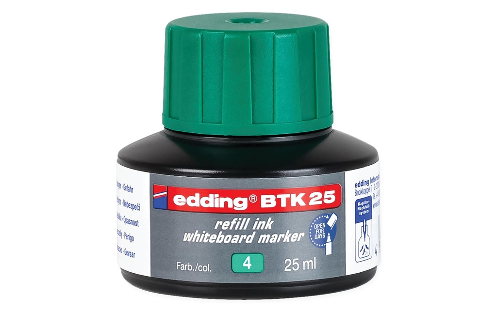 EDDING Encre BTK 25 vert (25 pces)