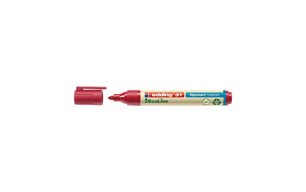 EDDING Marqueur Flipchart 31 rouge