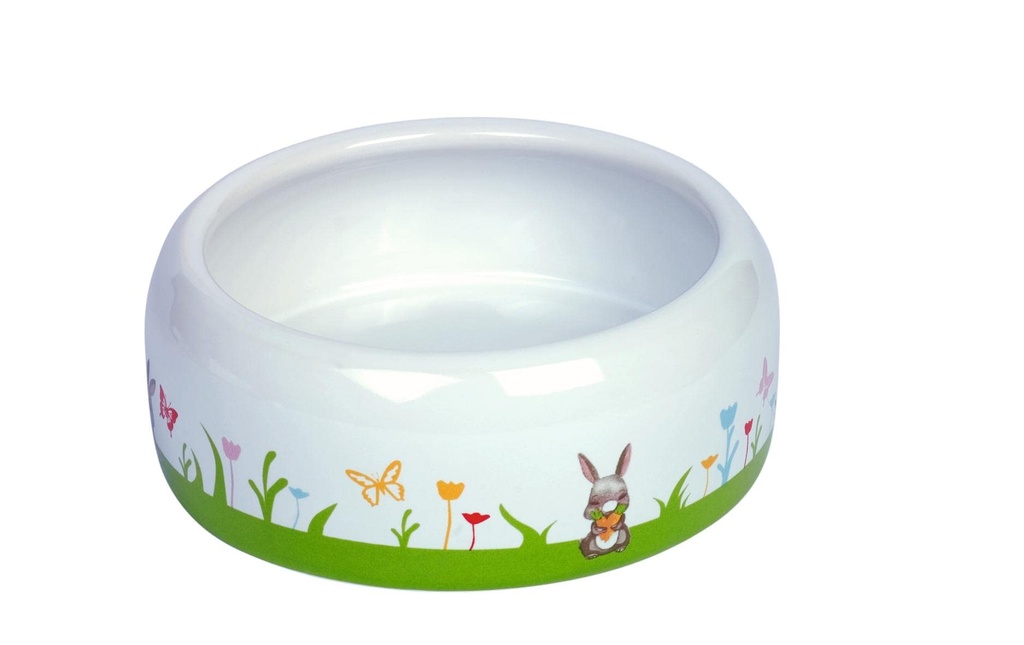 Nobby Écuelle en céramique Mangeoire Flower, Ø 14 cm, 500 ml