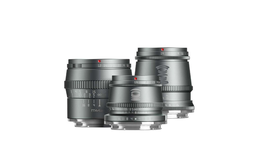 TTArtisan Longueur focale fixe 17mm-35mm-50mm Kit d'objectifs – Sony E-Mount