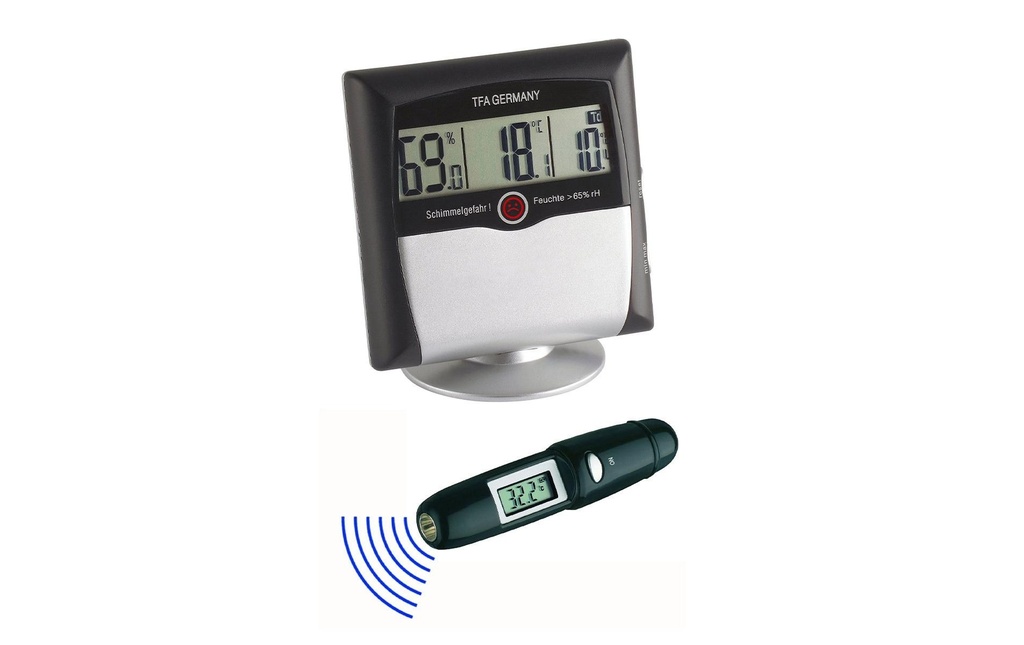 TFA Dostmann Thermo/hygromètre Klima Control Set 95.2008