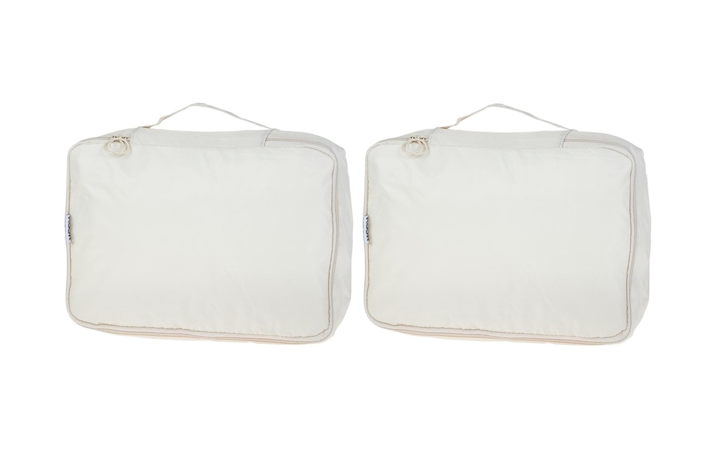 KOOR Sac à linge Reesa, taille S, pack de 2, beige