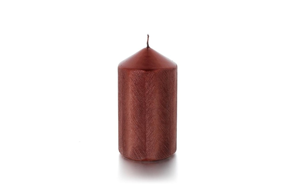 balthasar Bougie cylindrique Eglite 12 cm x 7 cm, Rouge