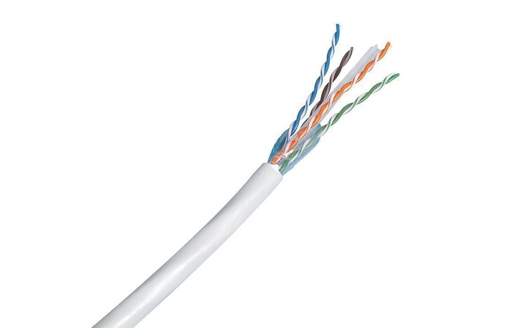R&M Câble de pose R814601 Cat 6, U/UTP, 305 m, Blanc