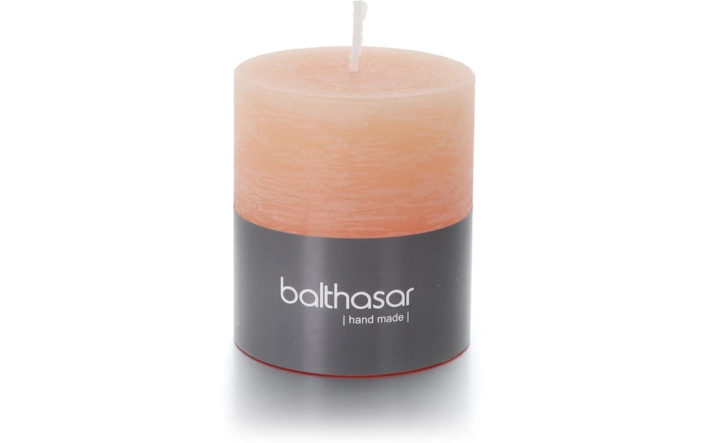 balthasar Bougie cylindrique Rustico 7 x 8 cm, abricot