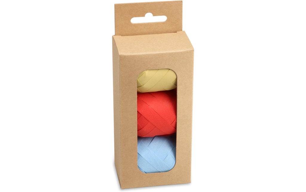 Pattberg Ruban cadeau Opaque Mat 3 x 10 m , Multicolore