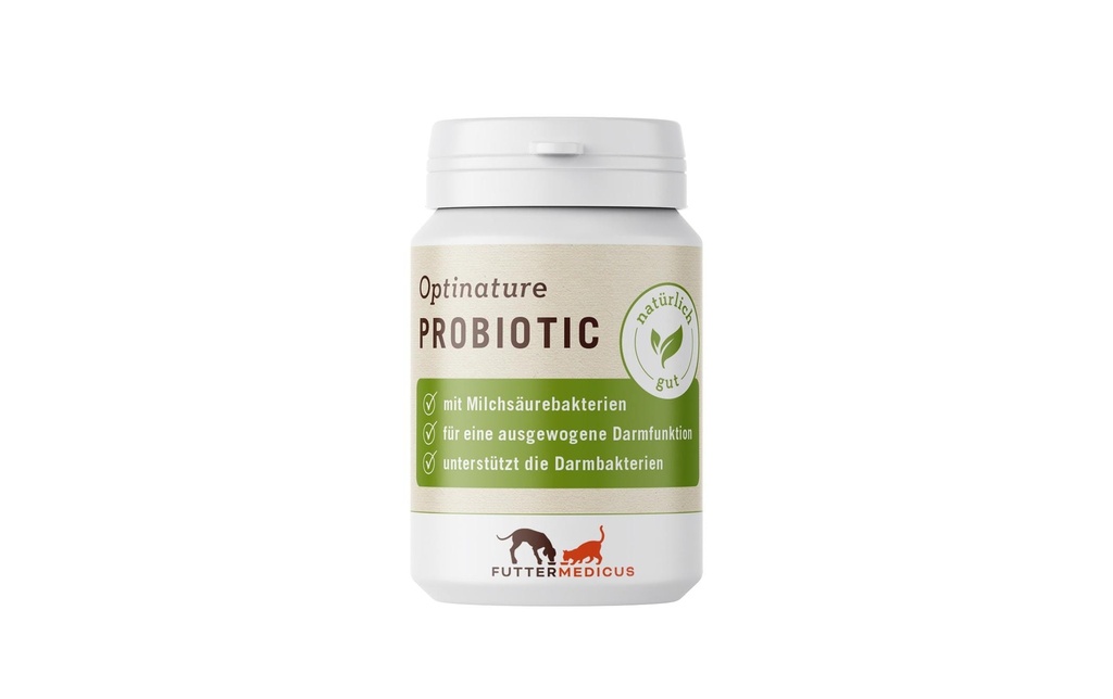 Futtermedicus Supplément alimentaire pour chiens Optinature probiotique, 120 pièces