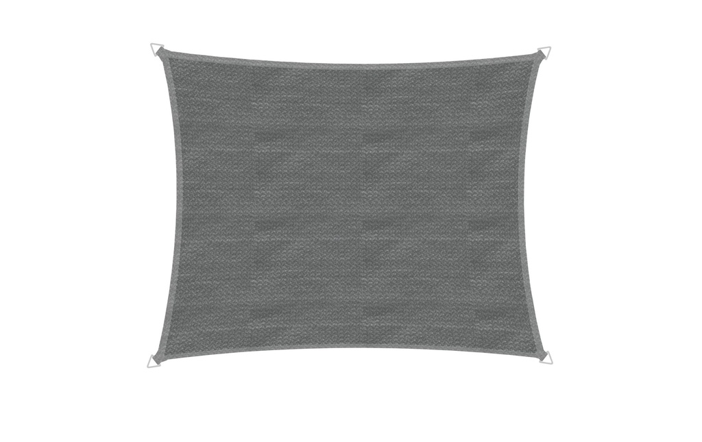 Windhager Voile d’ombrage Capri, 400 x 500 cm, angulaire, Gris