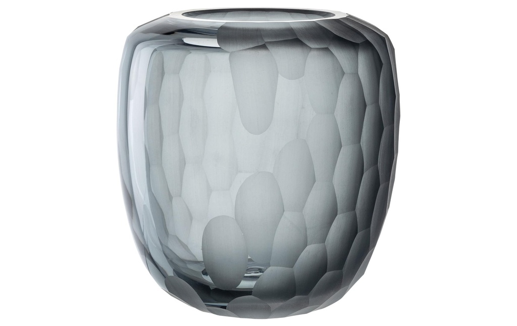 LEONARDO Vase Bellagio 19 cm, Anthracite