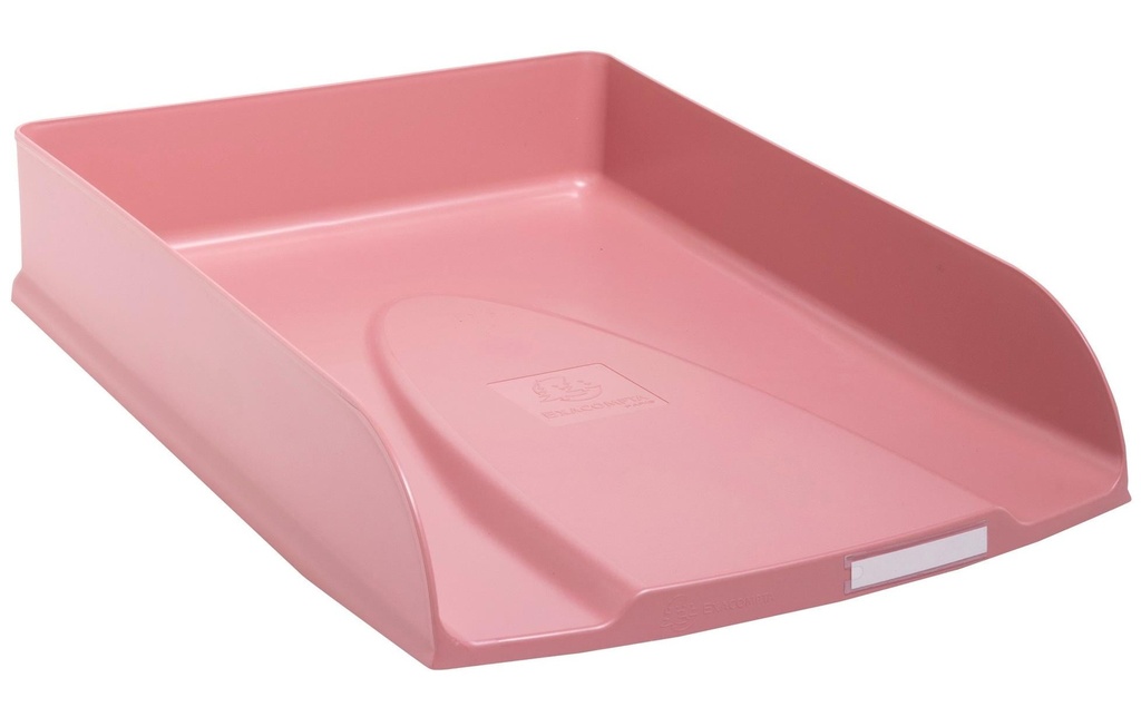 Exacompta Corbeille à courier Skandi Styli A4+ vieux rose