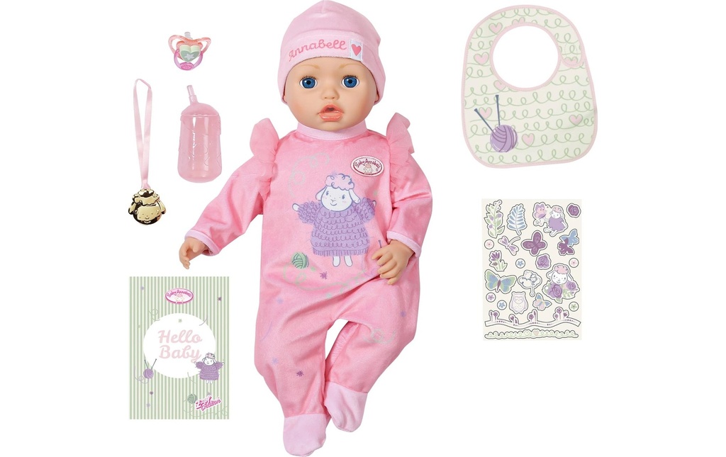 Baby Born Poupée bébé Annabell Interactif, 43 cm