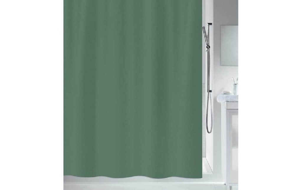 spirella Rideau de douche Primo 180 x 180 cm, Vert foncé