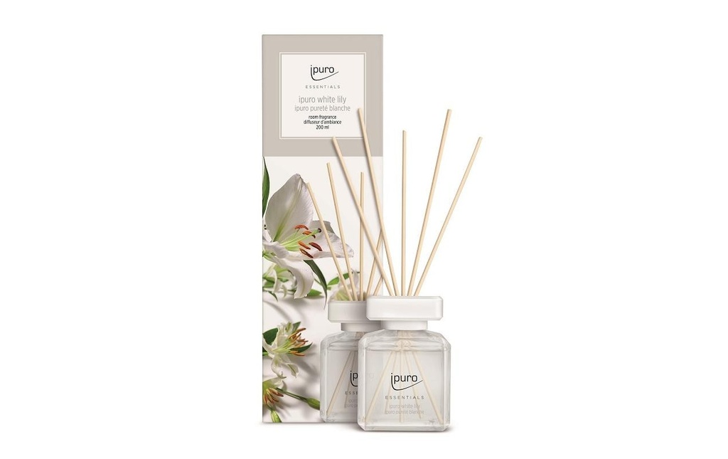 ipuro Bâtonnets parfumés White Lily 200 ml 200 ml
