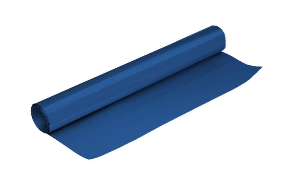 Oracover Film thermo-rétrécissable bleu transparent