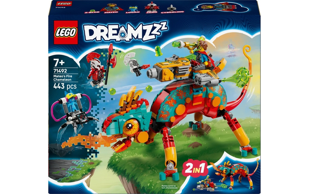 LEGO® DreamZzz Le caméléon de feu de Mateo 71492