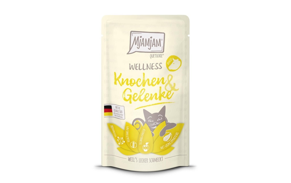 Mjamjam Alimentation humide Wellness Os & Articulations Bœuf, 125 g