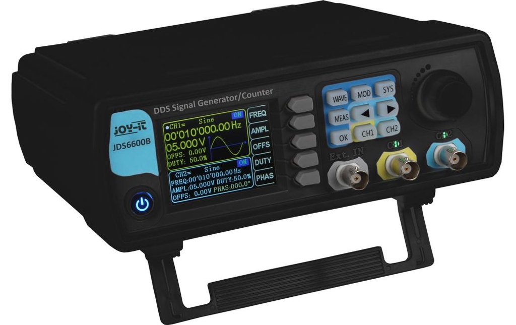 jOY-iT Générateur de signaux JDS6600-B 2 canaux, 0-60 MHz