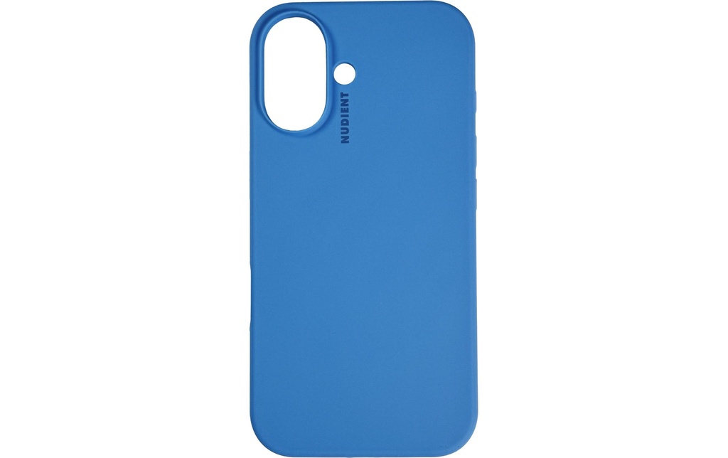 Nudient Coque arrière Base Case Magsafe iPhone 16 Bleu vibrant