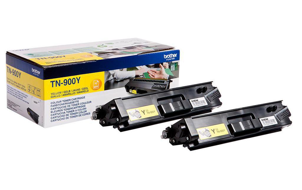 Brother Kits de toner TN-900Y Yellow
