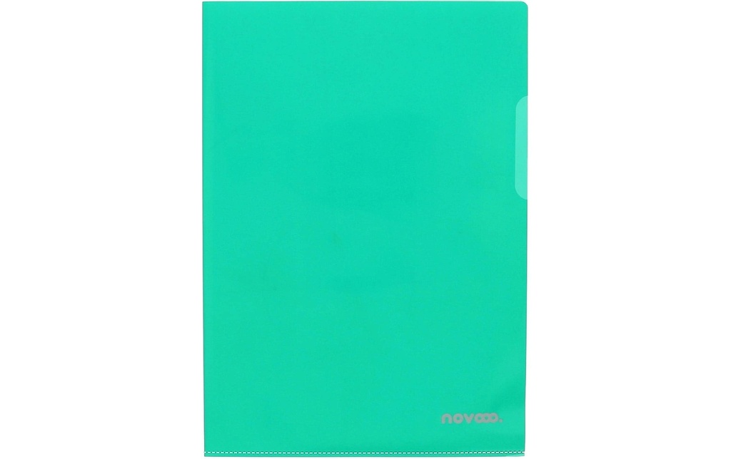 novooo. Pochette transparente Chemises transparentes Professional vert, 10 pièces